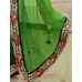 Dazzling Green Designer Embroiderd Border Saree Dazzling Green Designer Embroiderd Border Saree